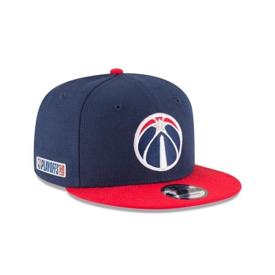 Yellow Washington Wizards Hat - New Era NBA Playoff Side Patch 9FIFTY Snapback Caps USA7908614